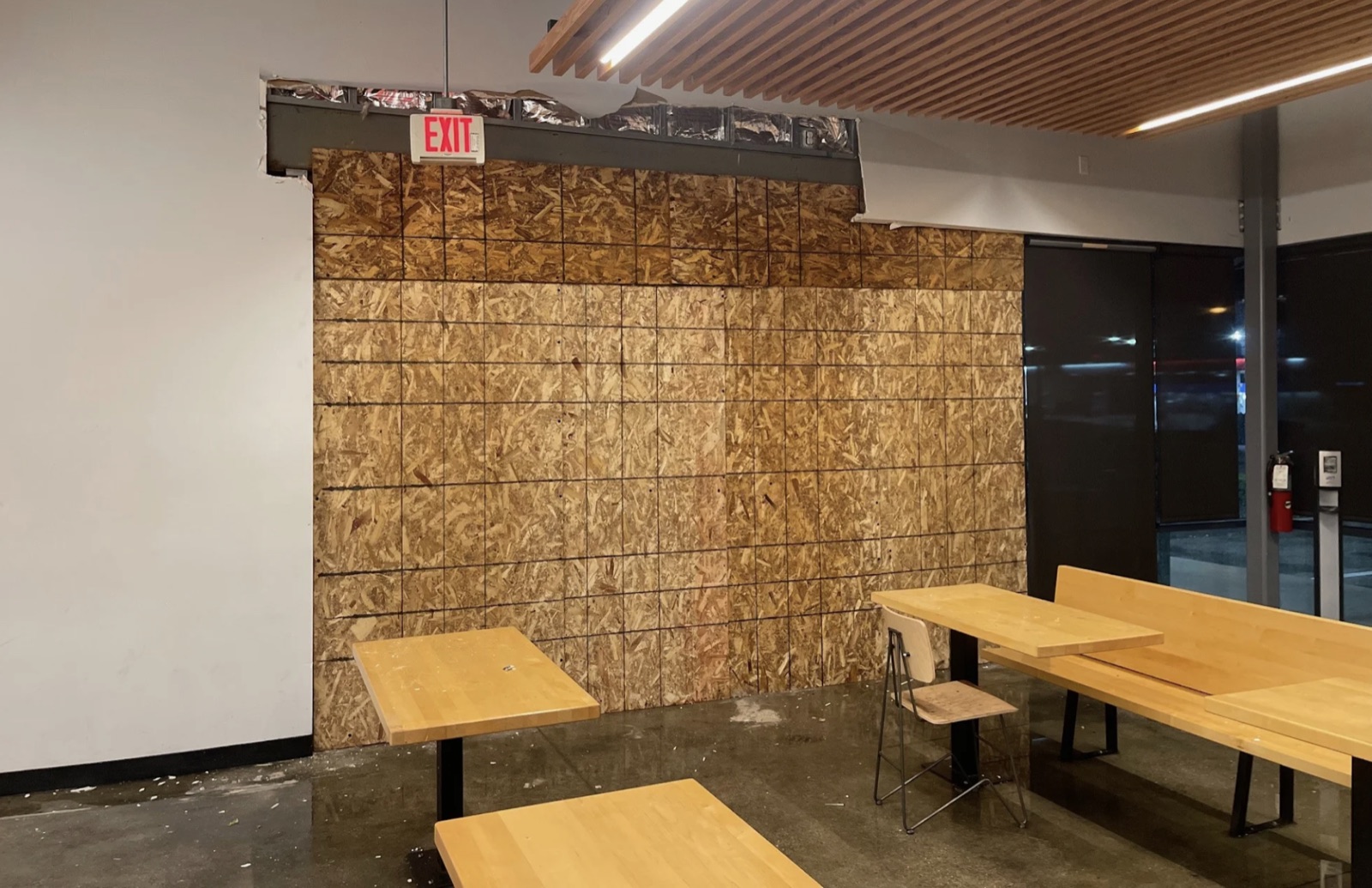 Commercial interior work